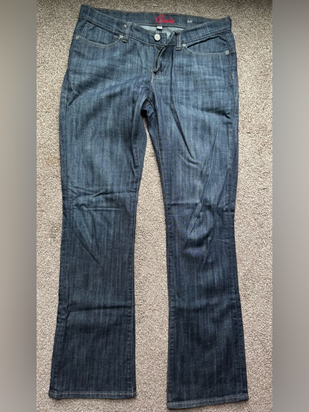 Blue Cult Women's Dark Blue Flare Jeans